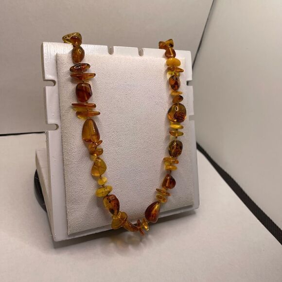 Necklace made real different amber’s - Picture 1 of 13